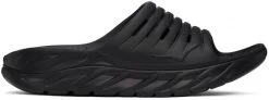 HOKA ONE ONE Ora Recovery Slide - Men's Shoes - Black / Black