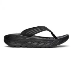 HOKA ONE ONE Ora Recovery Flip - Men's Slides - Black / Black