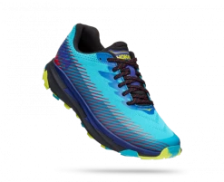 Hoka One One HOKA Men's Torrent 2 All-Terrain Running Shoes In Scuba Blue/Black