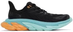 HOKA ONE ONE Clifton Edge - Men's Running Shoes - Black / Aquarelle