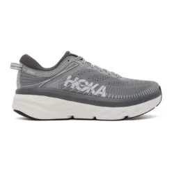 Hoka One One Grey Bondi 7 Sneakers