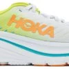 Hoka One One HOKA Women's Bondi X Shoes In White/Evening Primrose