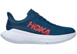 Hoka One One HOKA Women's Carbon X 2 Shoes In Moroccan Blue/Hot Coral