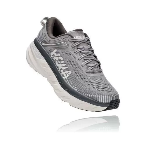 Hoka One One HOKA Bondi 7 Chaussures De Route Pour Hommes En Wild Dove/Dark Shadow 1 Hoka One One HOKA Bondi 7 Chaussures De Route Pour Hommes En Wild Dove/Dark Shadow