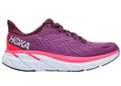 Hoka One One HOKA Women's Clifton 8 Shoes In Grape Wine/Beautyberry