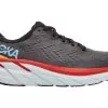 Hoka One One Clifton 8 Anthracite Castlerock Red (Wide)