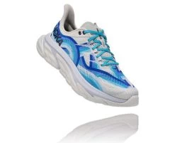 Hoka One One HOKA Clifton Edge In Dazzling Blue/Blue Flower