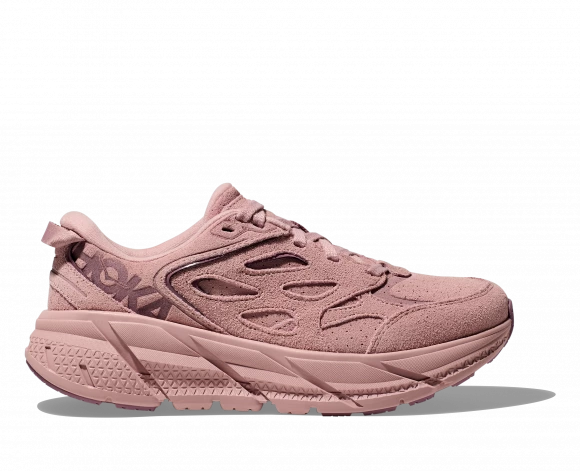 Hoka One One HOKA Clifton L Suede Shoes In Pale Mauve 1 Hoka One One HOKA Clifton L Suede Shoes In Pale Mauve