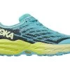 Hoka One One HOKA Women's Speedgoat 5 All-Terrain Running Shoes In Coastal Shade/Green Glow
