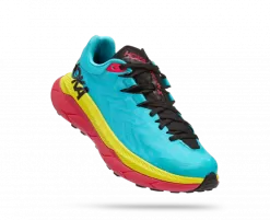 Hoka One One HOKA Women's Tecton X Running Shoes In Scuba Blue/Diva Pink