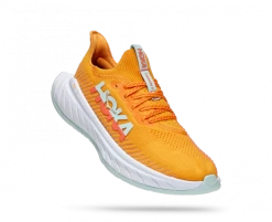 Hoka One One HOKA Women's Carbon X 3 Shoes In Radiant Yellow/Camellia