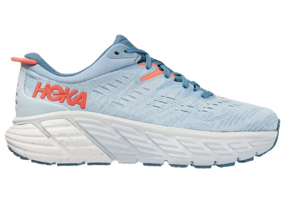 Hoka One One HOKA Women's Gaviota 4 Stability Running Shoes In Blue Fog/Plein Air 1 Hoka One One HOKA Women's Gaviota 4 Stability Running Shoes In Blue Fog/Plein Air