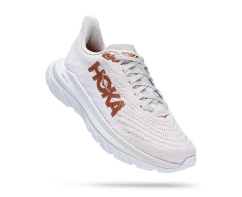Hoka One One HOKA Women's Mach Shoes 5 In White/Copper 1 Hoka One One HOKA Women's Mach Shoes 5 In White/Copper