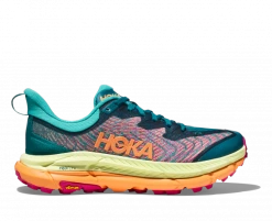 Hoka One One HOKA Women's Mafate Speed 4 Running Shoes In Deep Lake/Ceramic