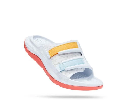 Hoka One One HOKA Ora Luxe In White/Camellia 1 Hoka One One HOKA Ora Luxe In White/Camellia