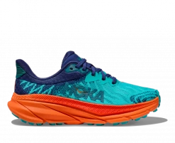 Hoka One One HOKA Men's Challenger 7 Running Shoes In Ceramic/Vibrant Orange