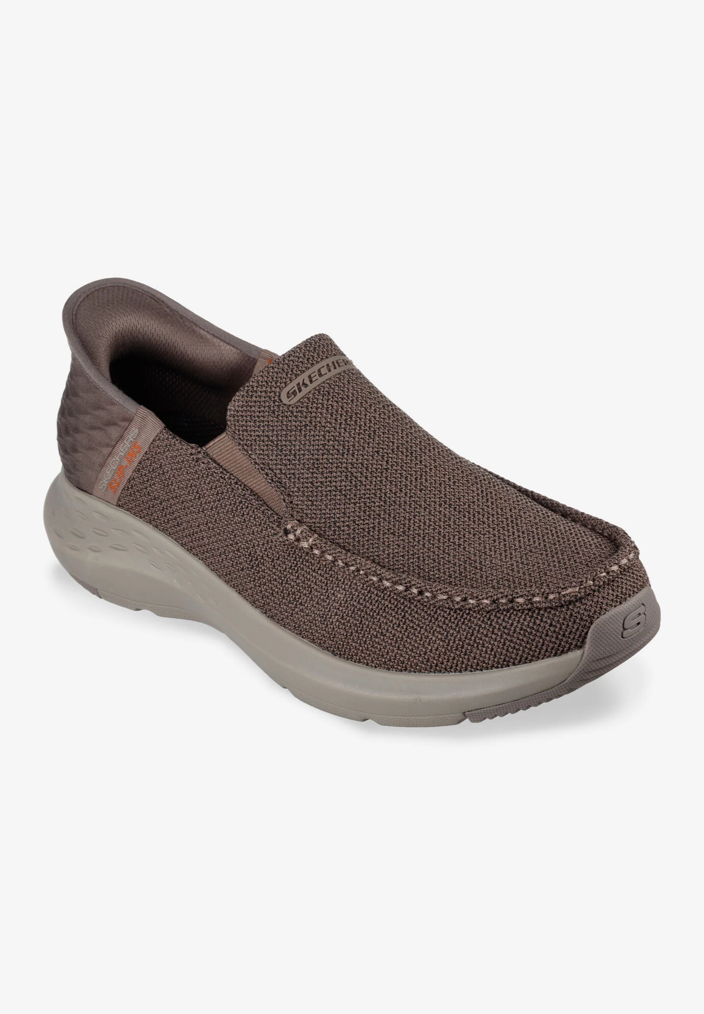 Skechers® Casual Go-Walk Flex Slip-Ins Taupe Big M 10 1 Skechers® Casual Go-Walk Flex Slip-Ins Taupe Big M 10