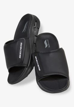 Skechers Arch Fit® Adjustable Strap Slides Black WW 9