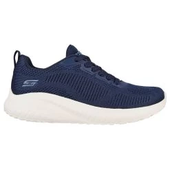 Skechers Women's Bobs Sport Squad Chaos - Face Off Runners Navy / White