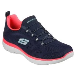 Skechers Women's Summits - Perfect Views Runners Navy / Neon Pink 7 Skechers Women's Summits - Perfect Views Runners Navy / Neon Pink -Fashion Shoes Shop 149523 nvnp large