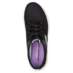 Skechers Women's Dynamight 2.0 Momentous Runners Black / Aqua 8 Skechers Women's Dynamight 2.0 Momentous Runners Black / Aqua -Fashion Shoes Shop 149547 bkaq b large