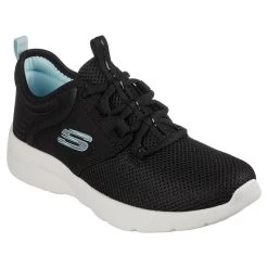 Skechers Women's Dynamight 2.0 Momentous Runners Black / Aqua 7 Skechers Women's Dynamight 2.0 Momentous Runners Black / Aqua -Fashion Shoes Shop 149547 bkaq large