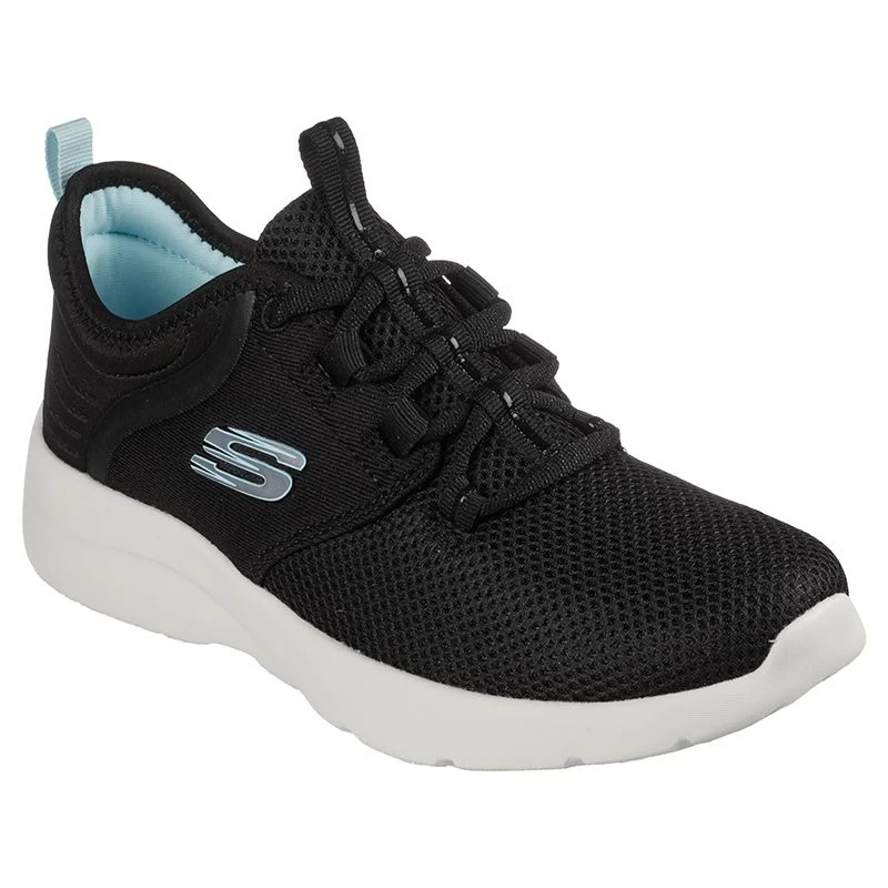 Skechers Women's Dynamight 2.0 Momentous Runners Black / Aqua 3 Skechers Women's Dynamight 2.0 Momentous Runners Black / Aqua - Image 3