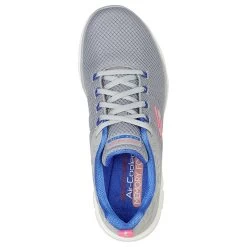 Skechers Women's Flex Appeal 4.0 - Elegant Ways Runners Grey / Multi Trim -Fashion Shoes Shop 149580 gmlt b large