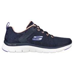 Skechers Women's Flex Appeal 4.0 - Elegant Ways Runners Navy / Multi Trim