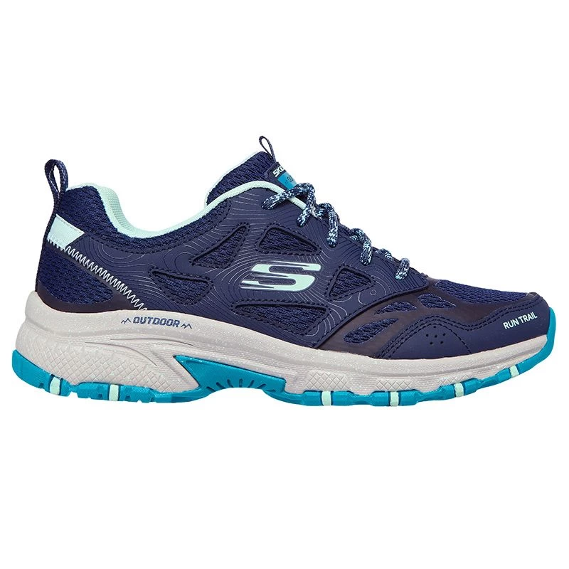 Skechers Women's Hillcrest - Pure Escapade Runners Navy / Turquoise 1 Skechers Women's Hillcrest - Pure Escapade Runners Navy / Turquoise
