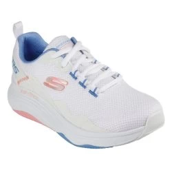 Skechers Women's D'Lux Fitness - Roam Free Runners White / Multi Trim -Fashion Shoes Shop 149835wmlt 3