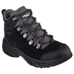 Skechers Women's Trego El Captain Hiking Boot Black / Grey -Fashion Shoes Shop 158254 bkgy large