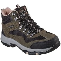 Skechers Women's Relaxed Fit®: Trego Base Camp Hiking Boot Olive / Black -Fashion Shoes Shop 167008 olbk large