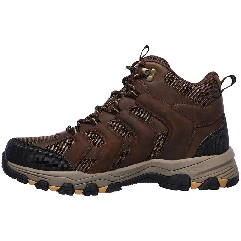 Skechers Men's Selmen Relodge Hiking Boots Chocolate / Dark Brown 2 Skechers Men's Selmen Relodge Hiking Boots Chocolate / Dark Brown - Image 2