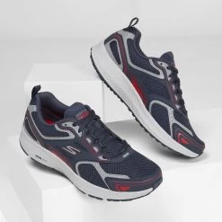 Skechers Men's Go Run Consistent Running Shoes Navy / Red -Fashion Shoes Shop 220034 nvrd b