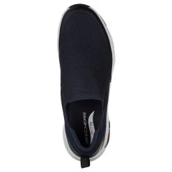 Skechers Men's Arch Fit Banlin Slip-On Runners Navy / Grey 8 Skechers Men's Arch Fit Banlin Slip-On Runners Navy / Grey -Fashion Shoes Shop 232043 nvy b large