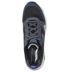 Skechers Men's Arch Fit Overlay Trainers Black / Grey 8 Skechers Men's Arch Fit Overlay Trainers Black / Grey -Fashion Shoes Shop 232204 bkgy b large