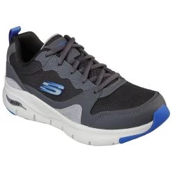 Skechers Men's Arch Fit Overlay Trainers Black / Grey 7 Skechers Men's Arch Fit Overlay Trainers Black / Grey -Fashion Shoes Shop 232204 bkgy large
