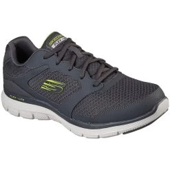 Skechers Men's Flex Advantage 4.0 Trainers Charcoal -Fashion Shoes Shop 232225 char large
