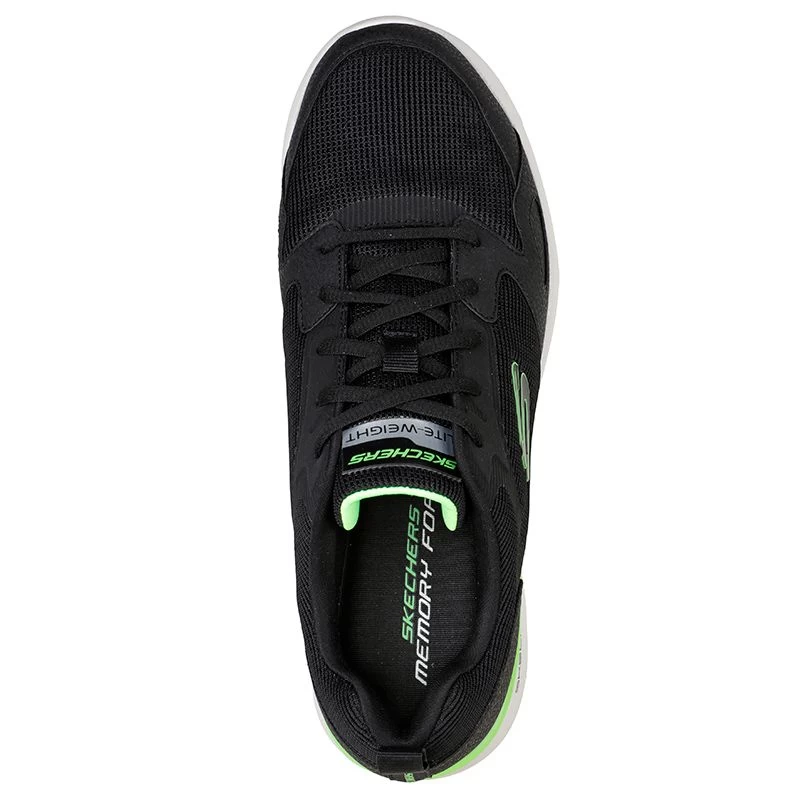 Skechers Men's Skech-Air Dynamight - Venturik Trainers Black / Lime 4 Skechers Men's Skech-Air Dynamight - Venturik Trainers Black / Lime - Image 4