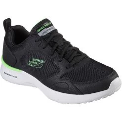 Skechers Men's Skech-Air Dynamight - Venturik Trainers Black / Lime 7 Skechers Men's Skech-Air Dynamight - Venturik Trainers Black / Lime -Fashion Shoes Shop 232292 bklm large