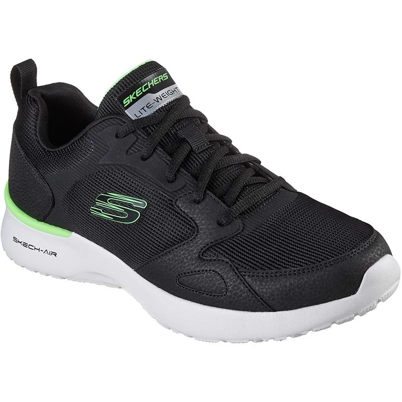 Skechers Men's Skech-Air Dynamight - Venturik Trainers Black / Lime 3 Skechers Men's Skech-Air Dynamight - Venturik Trainers Black / Lime - Image 3