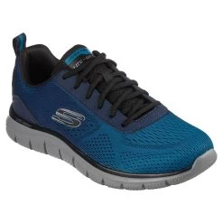 Skechers Men's Track - Ripkent Runners Navy / Black -Fashion Shoes Shop 232399 nvbl large