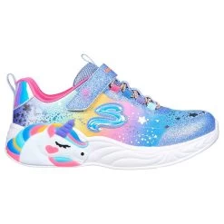 Skechers Kids' Unicorn Dreams Junior Runners Blue / Multi