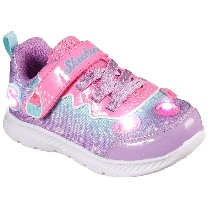 Skechers Kids' Comfy Flex 2.0 - Candy Craze Infant Runners Lavender / Pink 3 Skechers Kids' Comfy Flex 2.0 - Candy Craze Infant Runners Lavender / Pink - Image 3