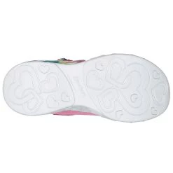 Skechers Kids' Infinite Heart Lights - Love Junior Runners Pink / Multi -Fashion Shoes Shop 303751l pkmt c large 1