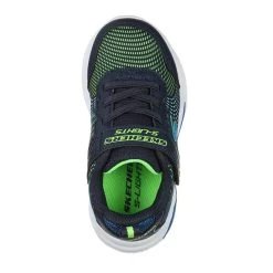 Skechers Kids' S Lights: Erupters IV Infant Runners Navy / Lime -Fashion Shoes Shop 400125n nvlm b large