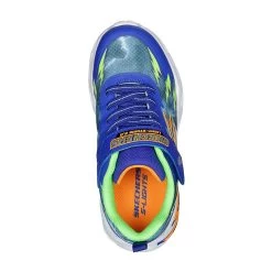 Skechers Kids' Light Storm 2.0 Junior Runners Blue / Lime -Fashion Shoes Shop 400150l bllm b large