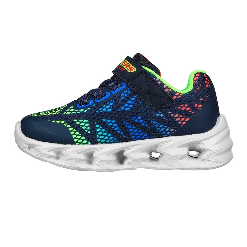 Skechers Kids' S Lights: Vortex 2.0 Infant Runners Navy / Multi 2 Skechers Kids' S Lights: Vortex 2.0 Infant Runners Navy / Multi - Image 2