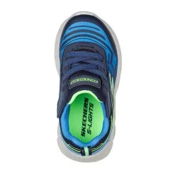 Skechers Kids' S-Lights: Magna-Lights Infant Runners Navy / Blue -Fashion Shoes Shop 401503n nvbl b large